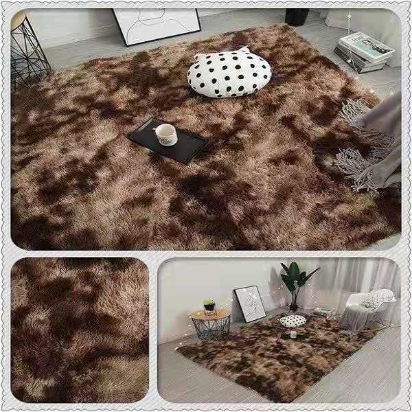 Soft Fluffy Long Hair Carpets Corridor Balcony Laundry Room Bedroom Non Slip Mats Rugs