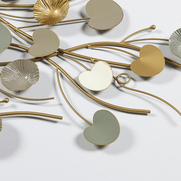 Modern Style Wall Decoration 3D Iron Metal Art Hanging Wall Art