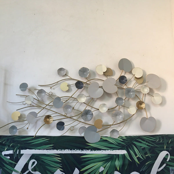 Modern Style Wall Decoration 3D Iron Metal Art Hanging Wall Art