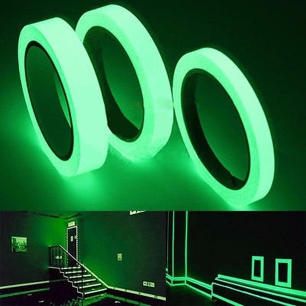 Reflective Glow In The Dark Green Luminous Pvc Tape Home Safety