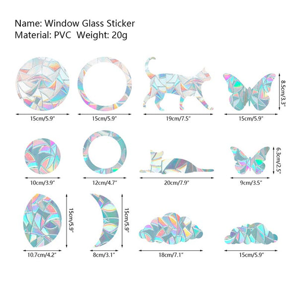 Rainbow Maker Sun Catcher Stickers Decor Window Film