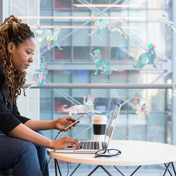 Rainbow Maker Sun Catcher Stickers Decor Window Film