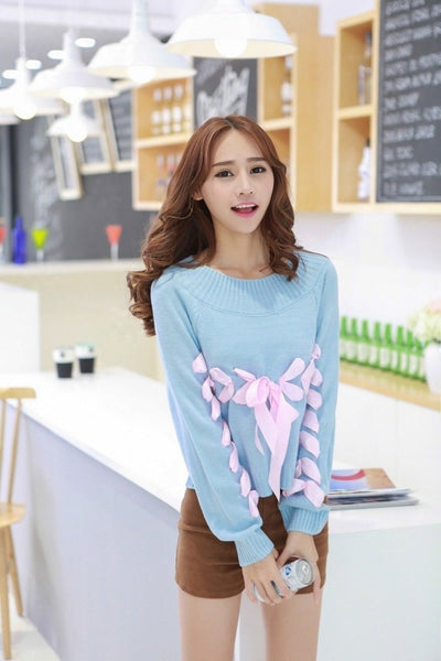 Little Ribbon Sweater Jumpers & Cardigans