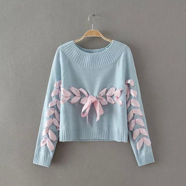 Little Ribbon Sweater Jumpers & Cardigans