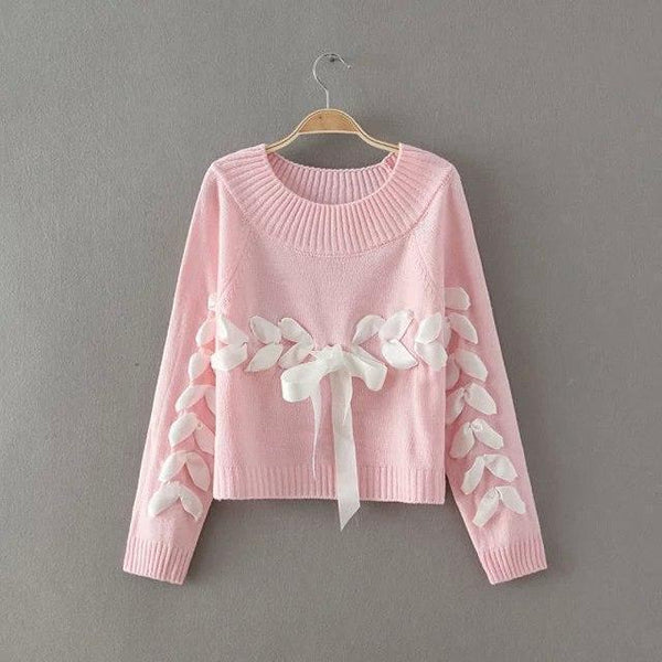 Little Ribbon Sweater Jumpers & Cardigans