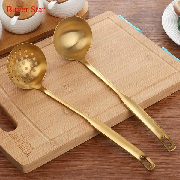 2Pcs Stainless Steel Kitchen Utensils Set Cooking Utensils