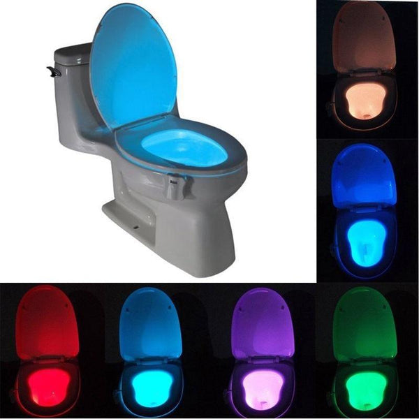 8 Colors Led Toilet Nightlight Motion Activated Sensor Lamp Night Lights