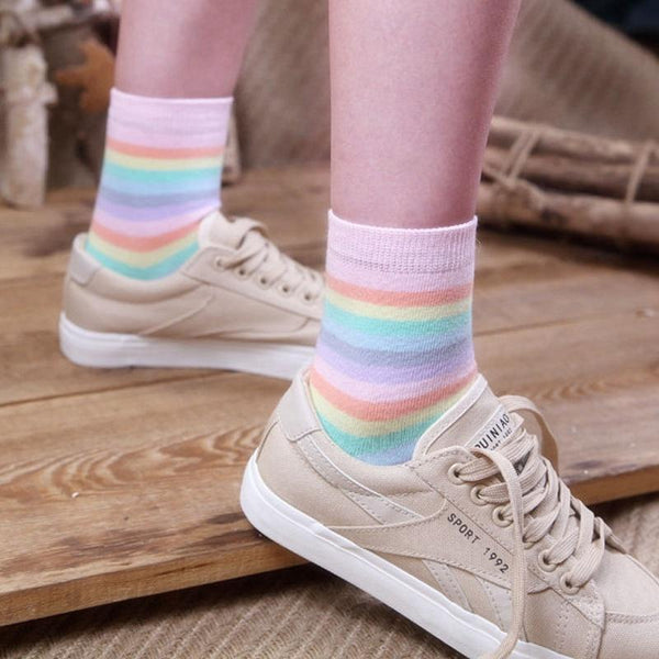 Milky Rainbow Socks