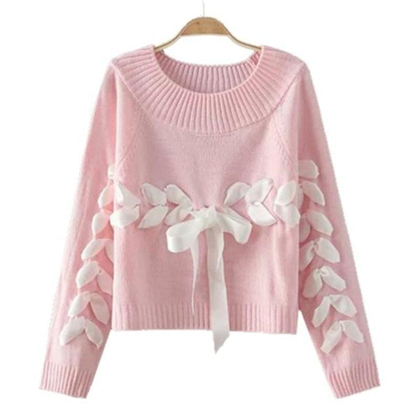 Little Ribbon Sweater Jumpers & Cardigans