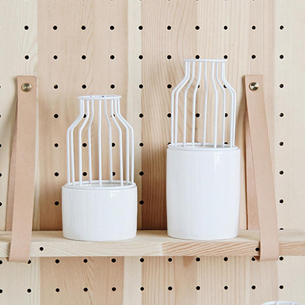 Nordic Iron Ceramic Vase Decor Vases