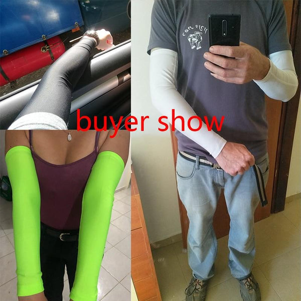 Bike Accessories Cycling Uv Sun Protection Arm Sleeves For Outdoor Games Driving