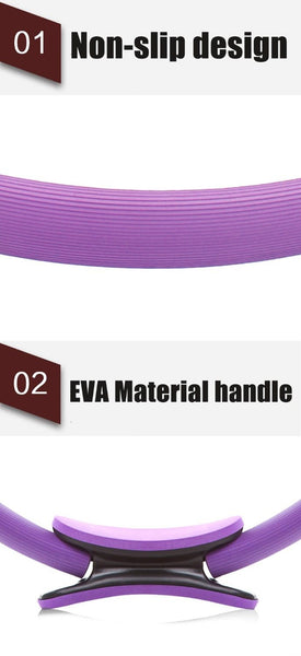 Yoga Props Yoga Pilates Ring Wheel Magic Fitness Circle Slimming Body Training Exercise