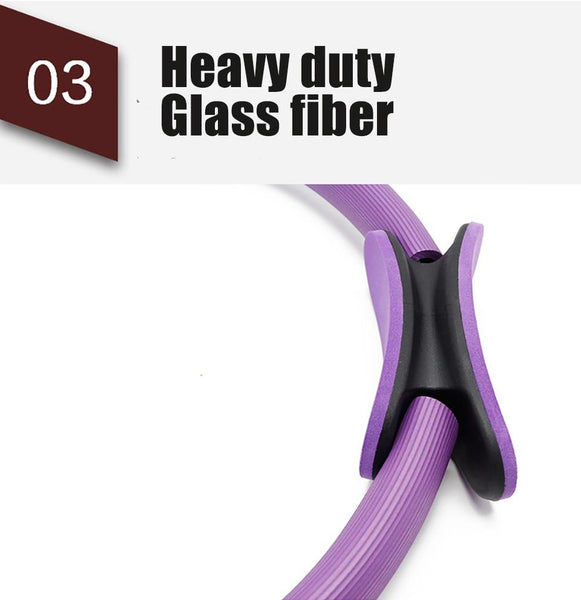 Yoga Pilates Ring Wheel Magic Fitness Circle Slimming Body Training Exercise Yoga Props