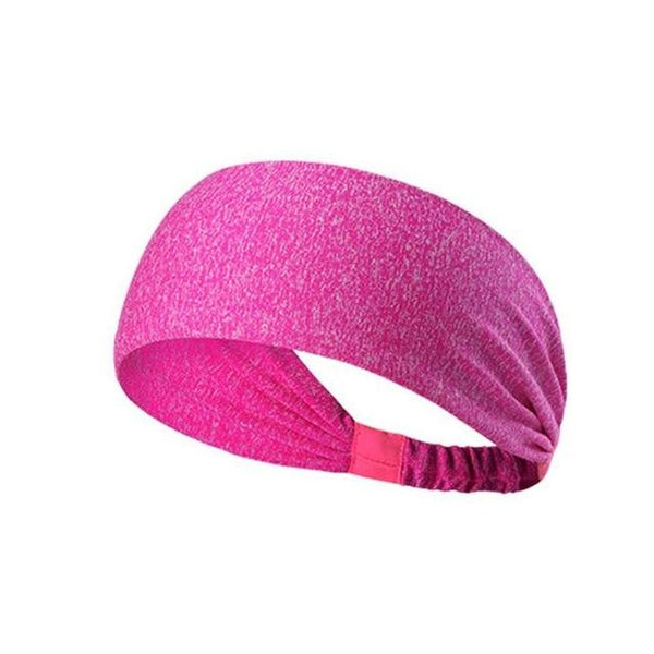 Women Sports Yoga Sweatband Elastic Running Headwrap Gym Fitness Exercise Sweatbands