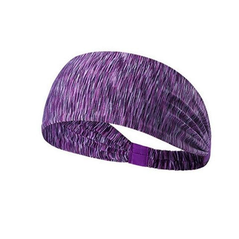 Women Sports Yoga Sweatband Elastic Running Headwrap Gym Fitness Exercise Sweatbands