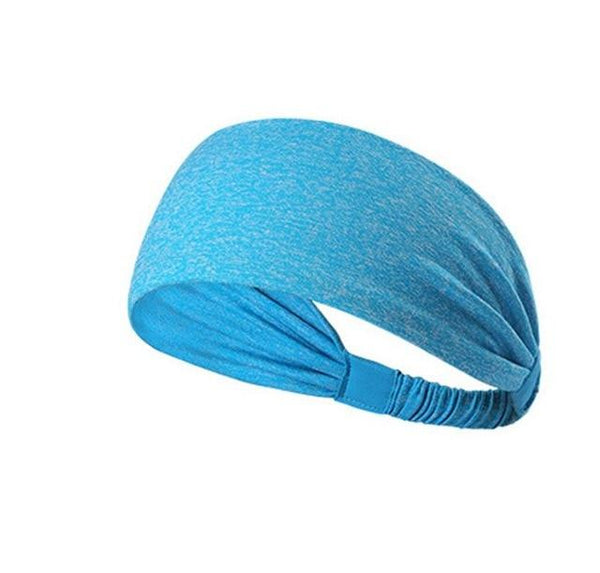 Women Sports Yoga Sweatband Elastic Running Headwrap Gym Fitness Exercise Sweatbands