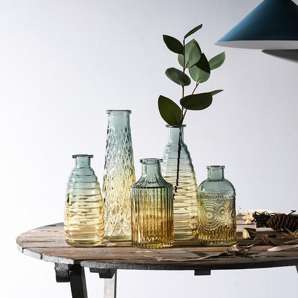 Seaside Glass Coastal Decor Vases