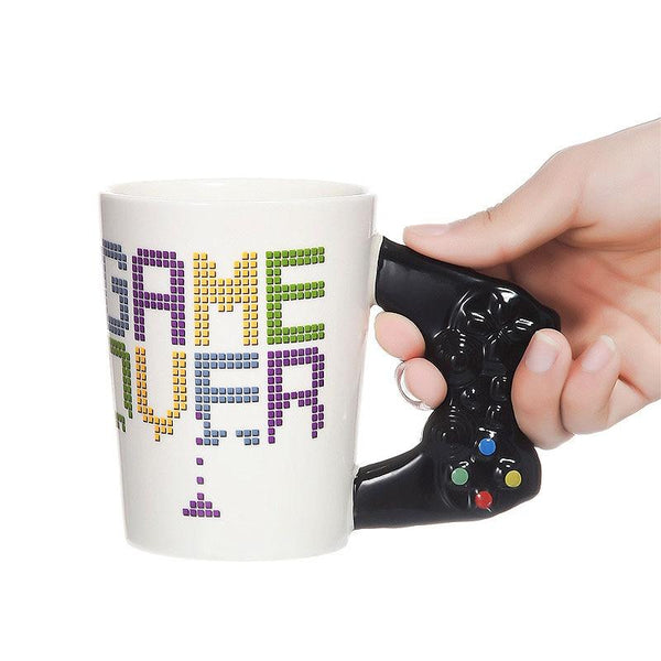 3D Game Controller Over Coffee Mug Gamer Novelty Gift Mugs