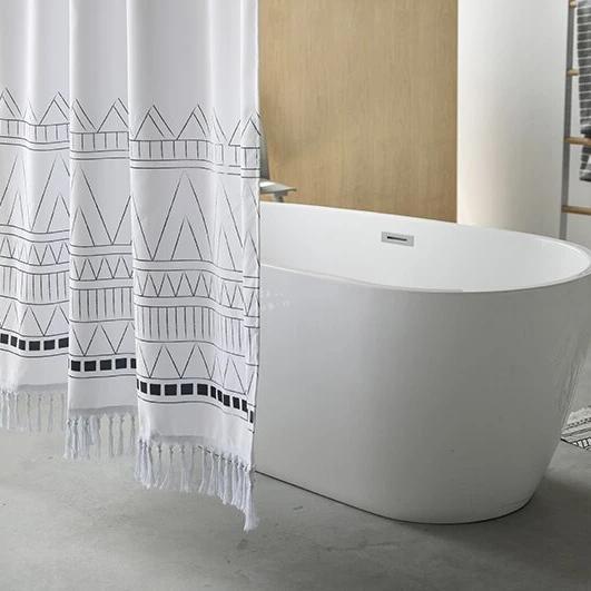 Coastal White Shower Curtain Shower Curtains