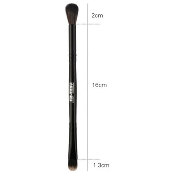 Professional 5Pcs Double Ended Eye Makeup Brush Set Black Brushes