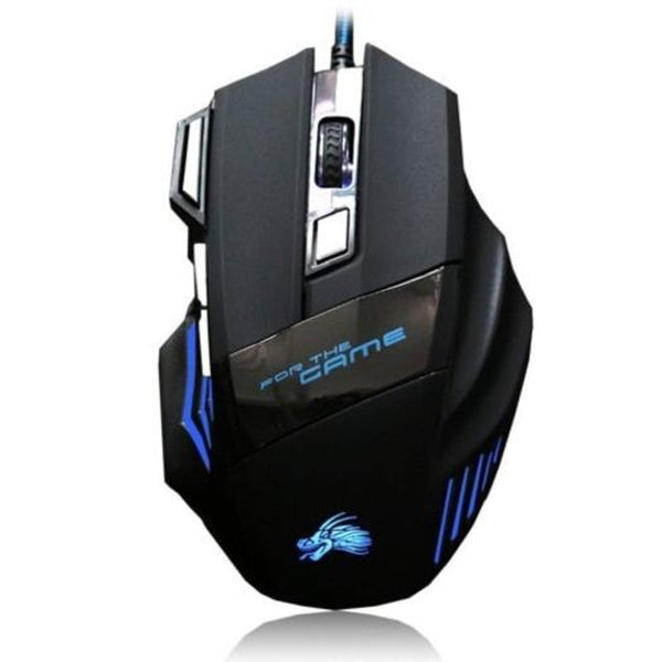 Professional 7 Buttons 5500Dpi Usb Optical Wired Gaming Mouse For Pc Laptop Mice Black Mice Trackballs & Touchpads