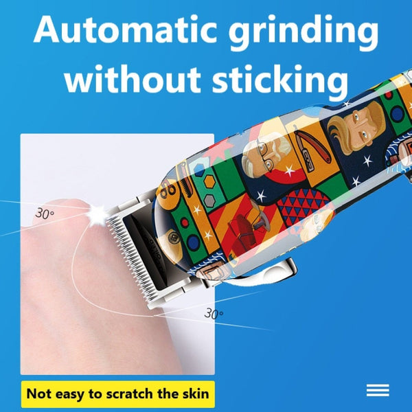 Professional Barbers Blending Fade Hair Clipper Wired Electric Trimmer Clippers & Trimmers