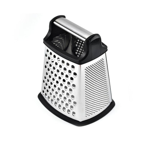 Professional Box Grater Stainless Steel With 4 Sides Best For Parmesan Cheese Vegetables Ginger Graters & Zesters