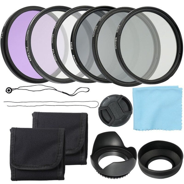 Professional Camera Uv Cpl Fld Lens Filters Kit And Altura Photo Nd Neutral Density Set Photography Accessories 52Mm 1