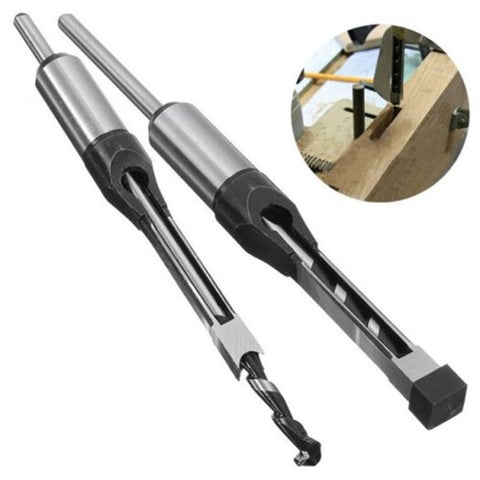Professional Carpentry Reamer Square Hole Drill Bit Silver 8Mm Hole Cutters