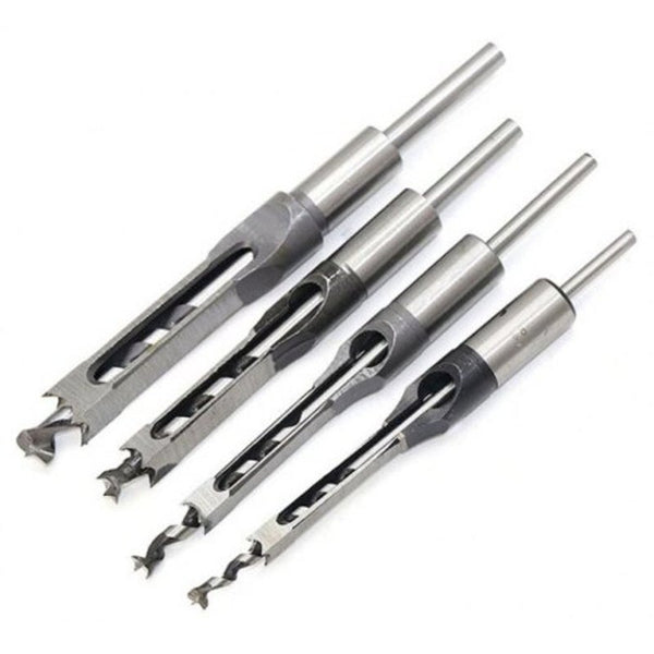 Professional Carpentry Reamer Square Hole Drill Bit Silver 8Mm Hole Cutters