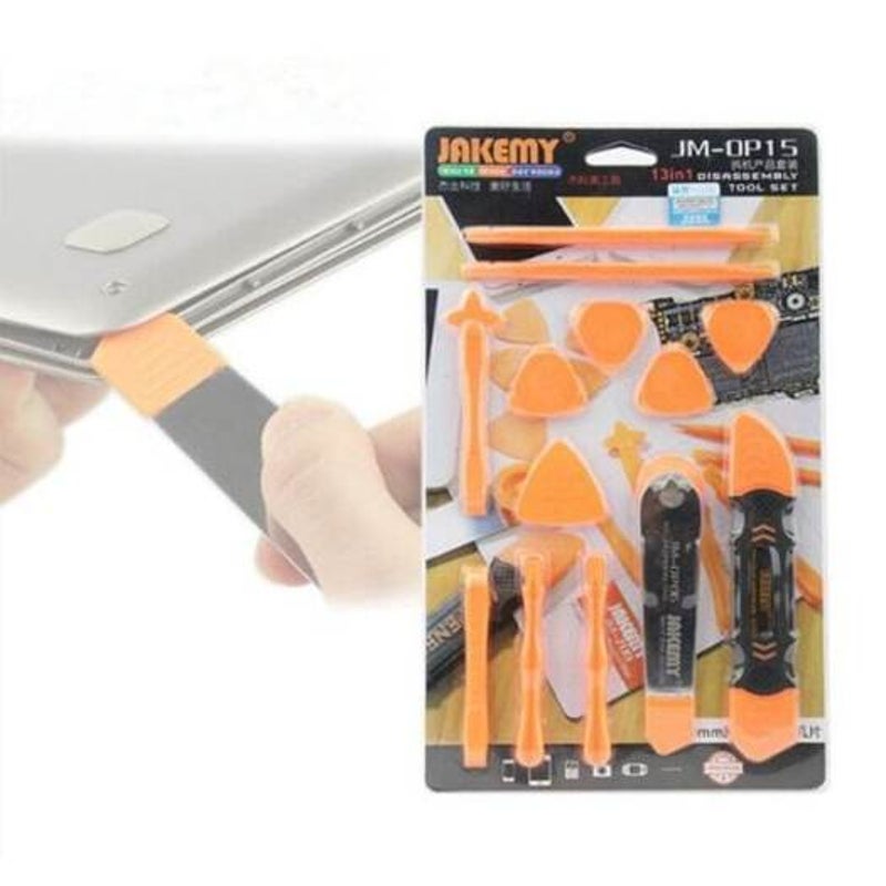 Professional Cell Phone Screen Game Machine Repair Disassembly Opening Tool Set Orange Mobile Phone Parts