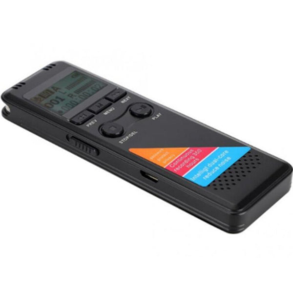 Professional Digital Voice Recorder Supports Mp3 Conference Classroom Dedicated Recording Stick Black