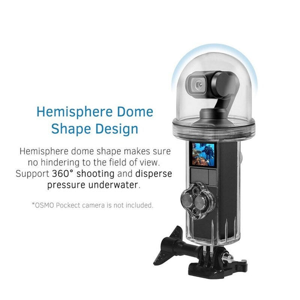 Professional Diving Waterproof Case Silver Camera Cases Bags & Covers