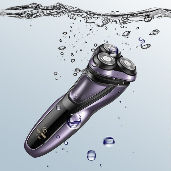 Men's Shavers Professional Electric Shaver Men Beard Trimmer 3D Floating Blade Rechargeable Led Display