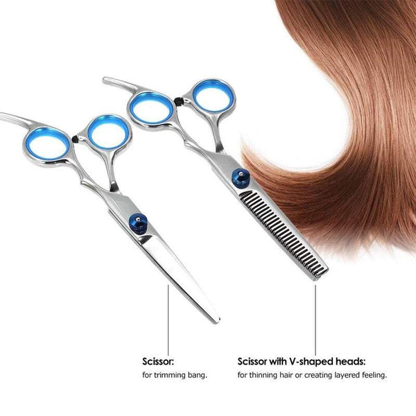 Salon Equipment Professional Hair Cutting Scissors Set Barber Shears Thinning Kit Hairdressing Tool Scissors & Shears