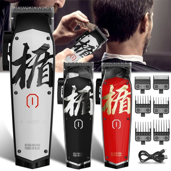 Professional Hair Trimmer For Men Electric Cutting Machine 7000 Rpm Barbershop Usb Rechargeable