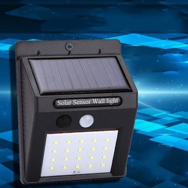 Professional Outdoor Automatic Sensing Solar Wall Lamp Black Wall & Ceiling Lights