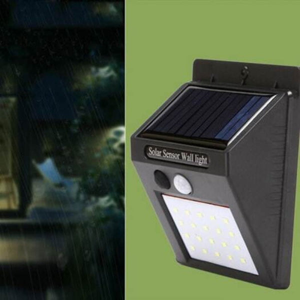 Professional Outdoor Automatic Sensing Solar Wall Lamp Black Wall & Ceiling Lights