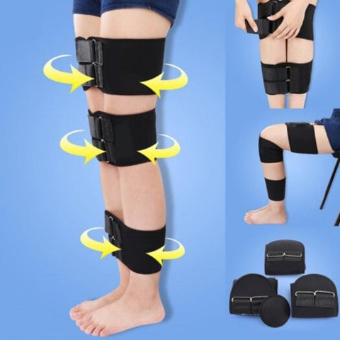 Professional Posture Corrector O Leg Correction Belt Orthotic Band Black