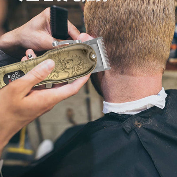 Professional Powerful 10W Hair Clipper Comb Kits Full Metal Shell Electric Beard Clippers & Trimmers