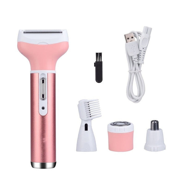 Professional Rechargeable Female Shaver Eyebrow Body Nose Ear Beard Hair Trimmer Clippers & Trimmers