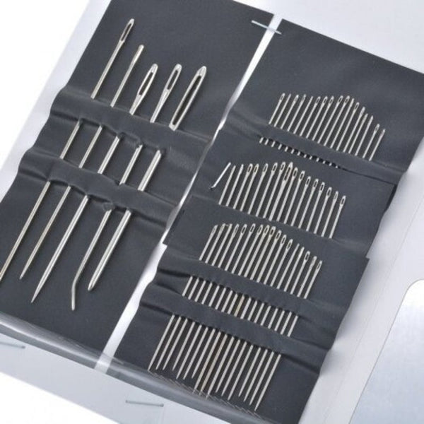 Professional Stainless Steel Sewing Needle 55 Pcs Silver