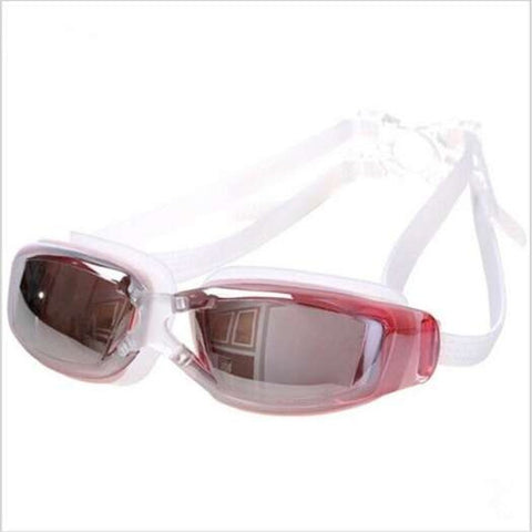 Professional Swimming Goggles Men Women Uv Protection Waterproof Eyewear Pink