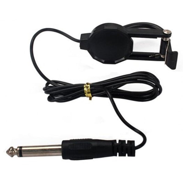 Professional Violin Pickup With 1 / 4 Inch Jack 1.2M Cable Compact Black String Accessories