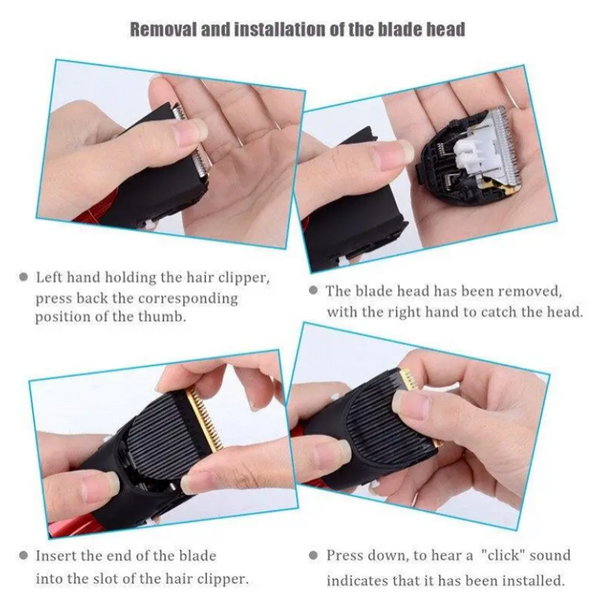 Professional Hair Trimmer Digital Usb Rechargeable Clipper Haircut Ceramic Blade Razor Cutter Barber Machine Clippers & Trimmers