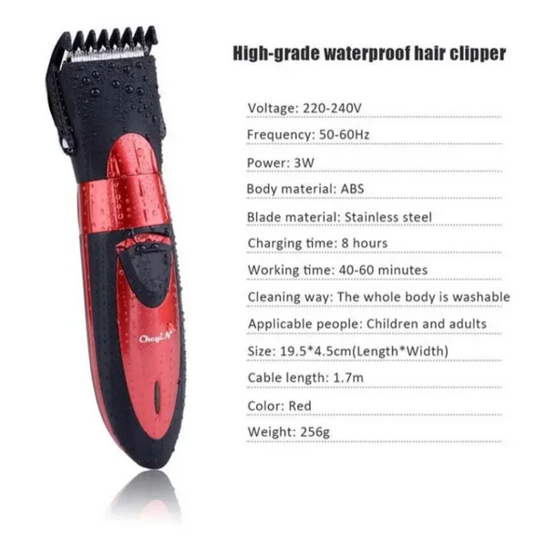Professional Hair Trimmer Digital Usb Rechargeable Clipper Haircut Ceramic Blade Razor Cutter Barber Machine Clippers & Trimmers