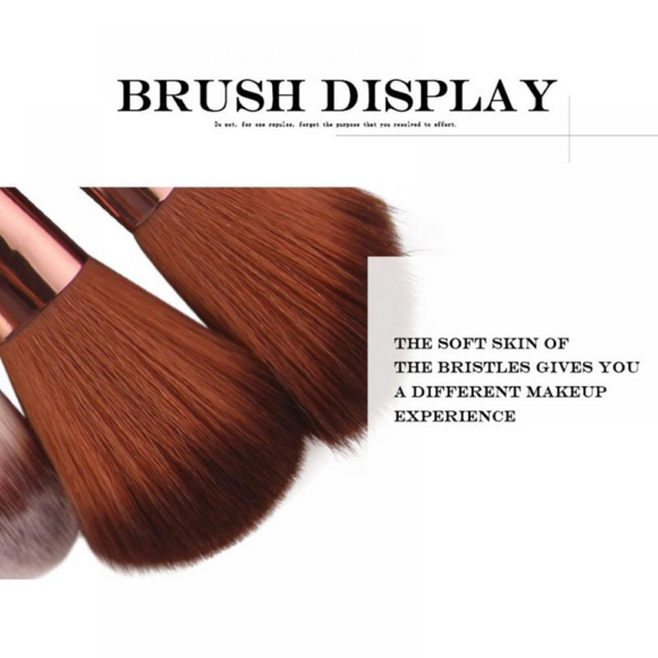18Pcs Professional Make Up Brushes Set Eyeshadow Eyebrow Eyeliner Powder Blush