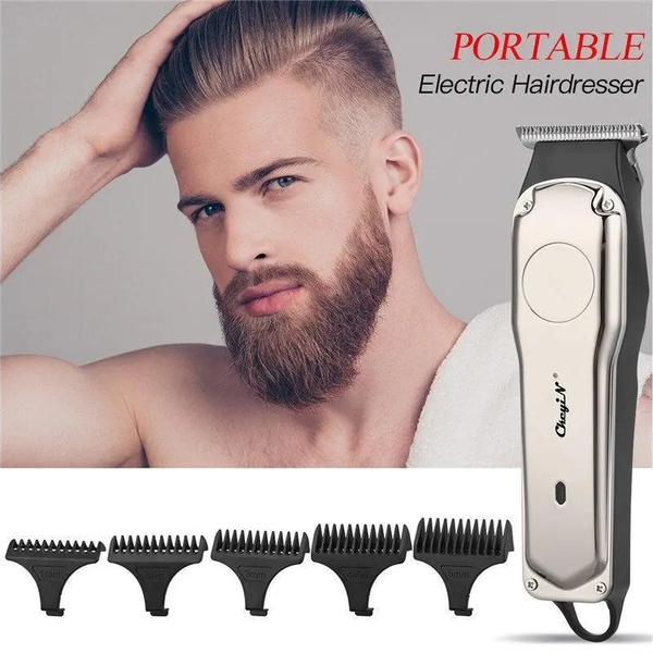 Professional Electric Hair Clipper For Men Shaver Cordless Rechargeable Clippers & Trimmers