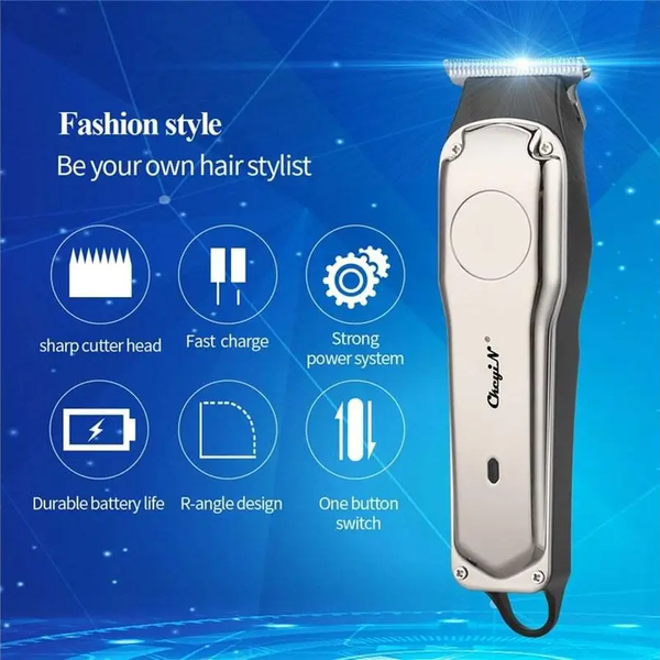 Professional Electric Hair Clipper For Men Shaver Cordless Rechargeable Clippers & Trimmers