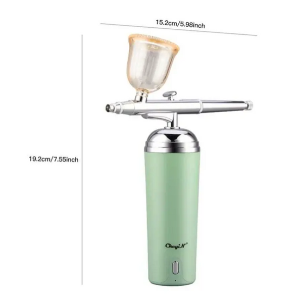 Professional Water Oxygen Moisturizing Sprayer Rechargeable Salon Skin Rejuvenation Nano Gun Air Compressor Care Tool Facial Cleansing Devices